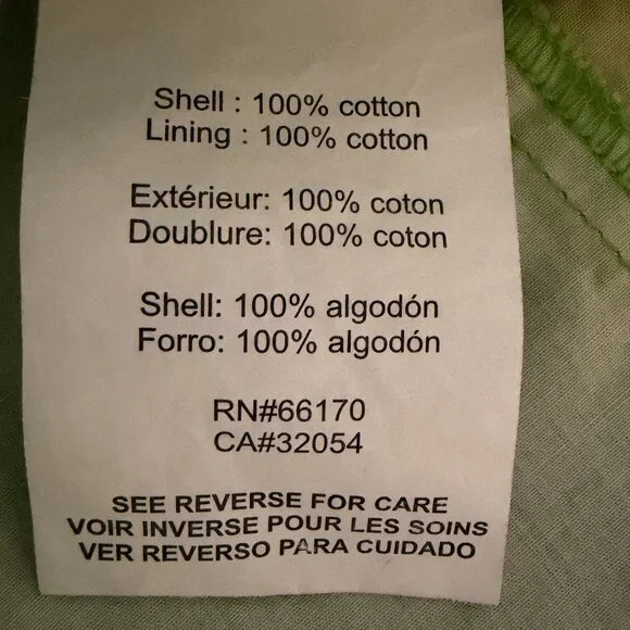 Anthropologie Samant Chauhan apple green/lime peplum cotton blouse Sz M - Picture 9 of 10